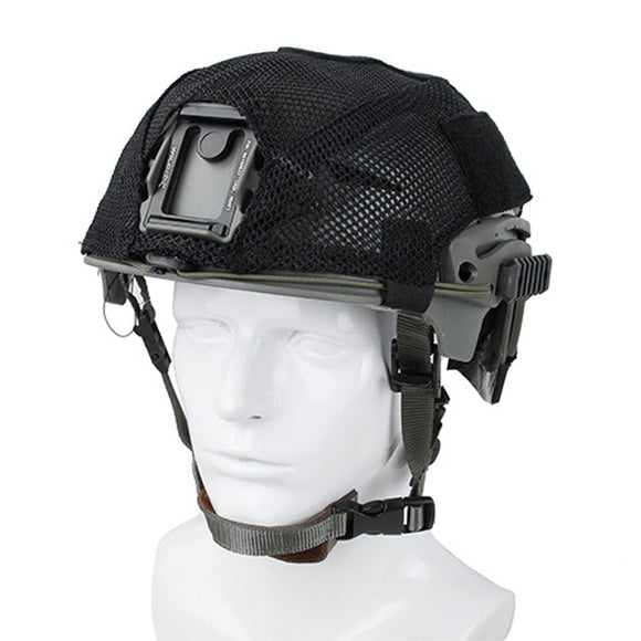 TMC Tactical Helmet Camouflage Shield Black Cover