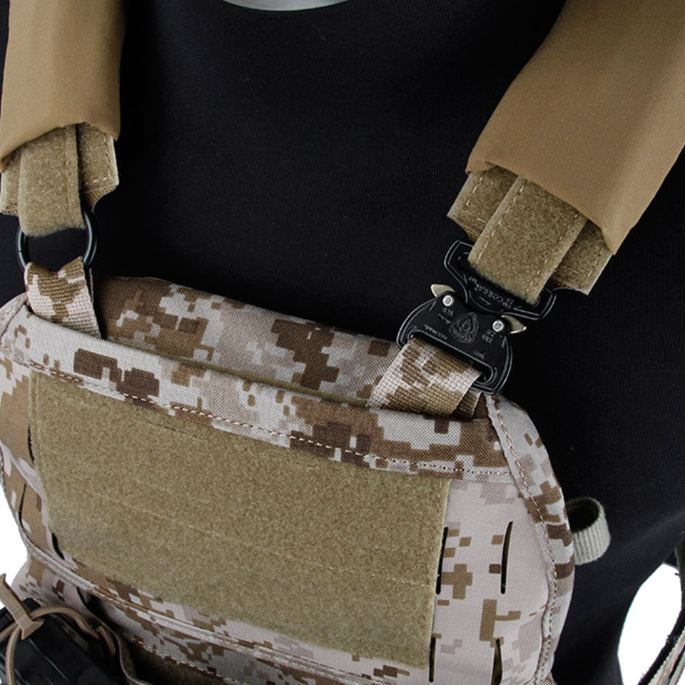 TMC New FPC Style Tactical Vest AOR1 Imported Snake Buckle