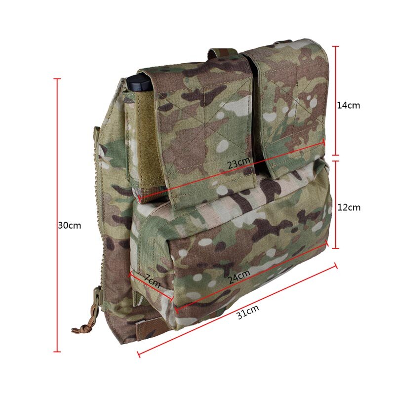 TMC Tactical Vest Zipper Back Pouch – TMC Tactical Gear