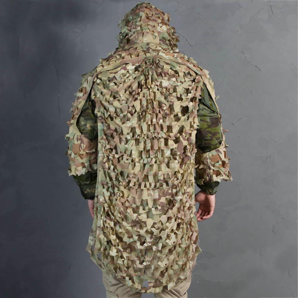 Tuta Mimetica Woodland Outdoor Ghillie Suit Desert Per Attività All'aperto Aliba - Foto 5