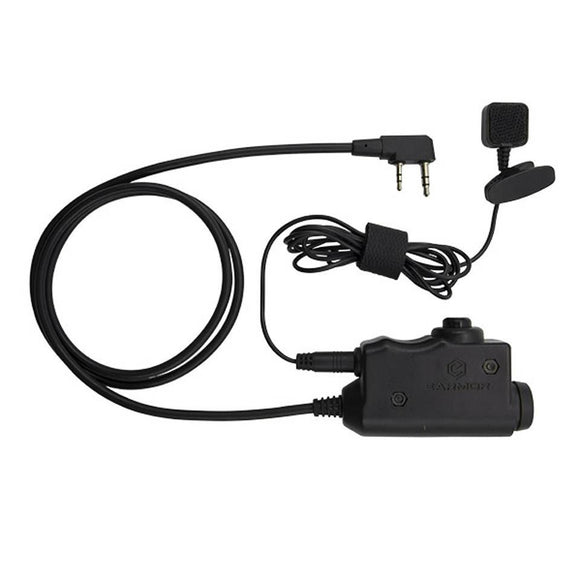 EARMOR Headset Adapter PTT for Military AMP RAC MSA Sordin/3M Peltor