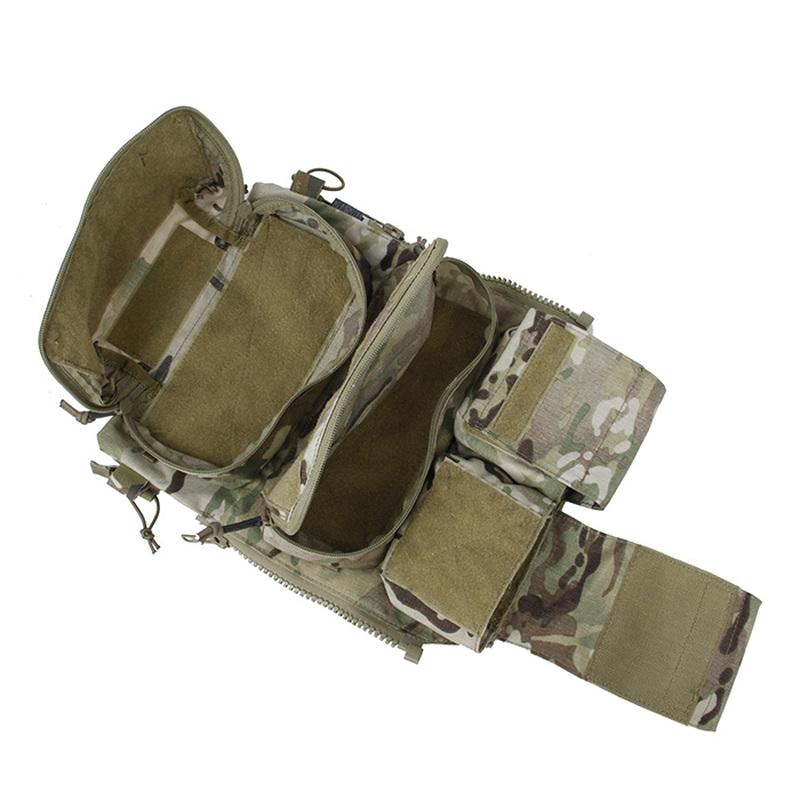 TMC Tactical Zipper Pouch Bag Zip Panel NG Version Multicam
